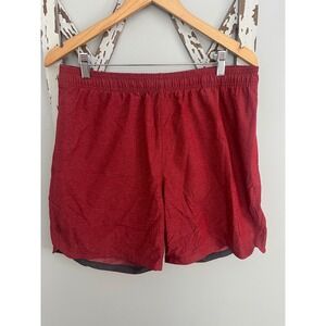 Rhone Shorts Mens Large Red Athletic Performance Training  Workout
